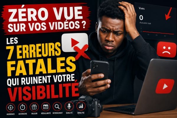 Zéro vue sur vos vidéos ? Les 7 erreurs fatales qui ruinent votre visibilité